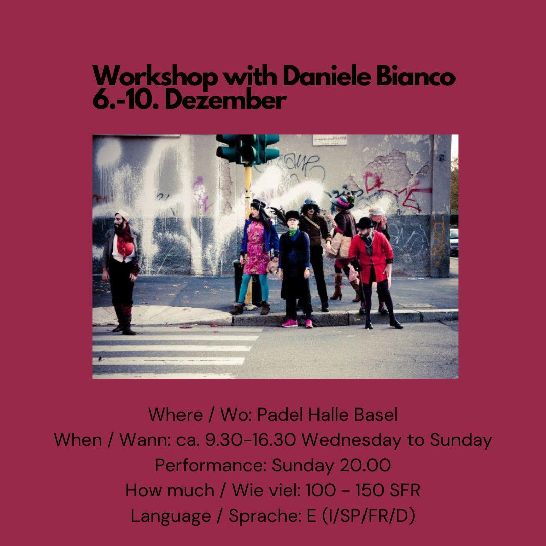 Workshop with Daniele Bianco